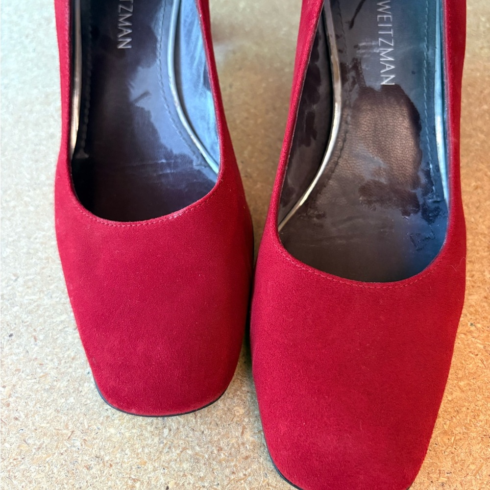 Stuart Weitzman suede heels - Picture 2 of 10